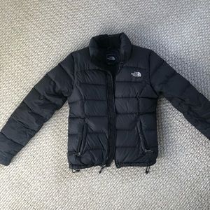 North face black puffer jacket